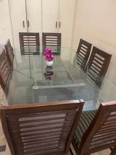 8 chair dinning table for sale