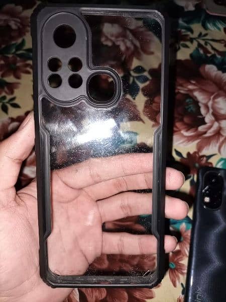 infinix hot 11s with high quality back cover 3
