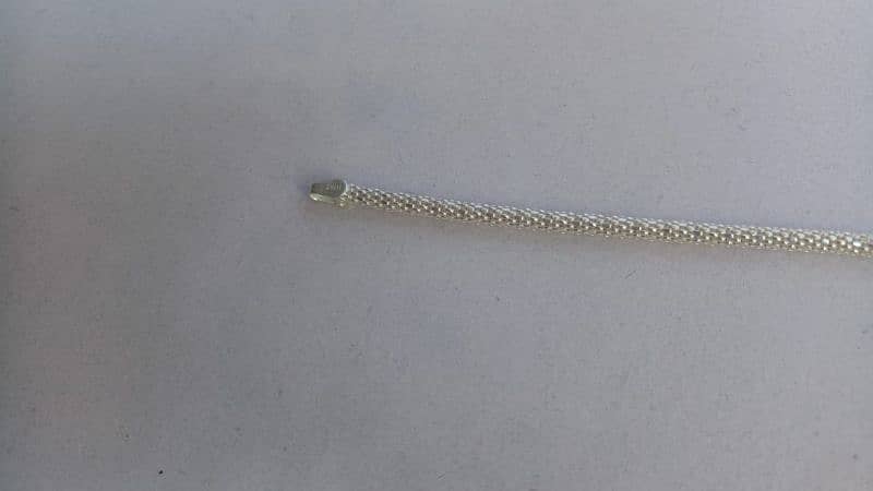 new stock of pure silver ittalian chains for mens 6