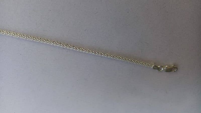 new stock of pure silver ittalian chains for mens 7