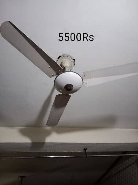 5 ceiling fans.  Contact only on the number: 03365403474 2