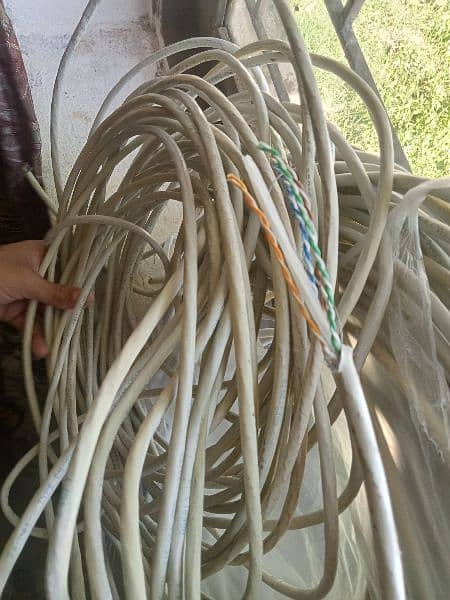 cat 6 cable 300 ft cemra aur internet k Liye istama ho skti 2