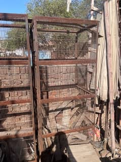 2pc Iron cages for pigeon or any birdcage 0