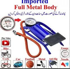 AIR PUMP INFLATOR BIKE & CAR