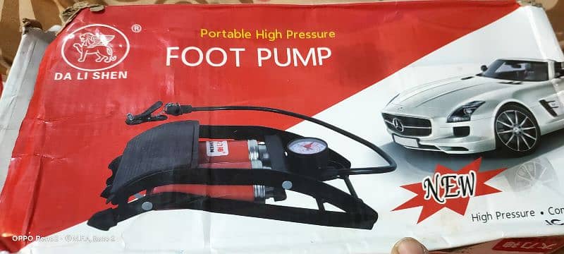 PORTABLE AIR PRESSURE FOOT PUMP 1