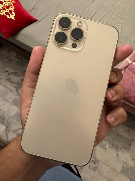 Apple Iphone 13 PRO MAX 256GB Gold Factory Unlock TRA Dubai Non PTA 6