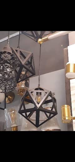 Hexagonal Metal Hanging light