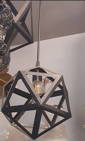 Hexagonal Metal Hanging light 1