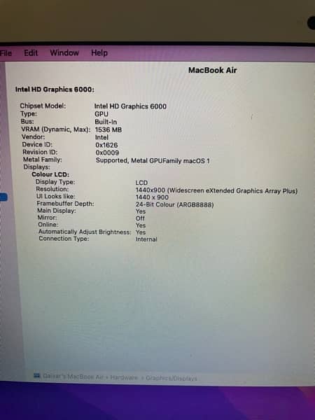 Apple MacBook Air 2015 for sale 4