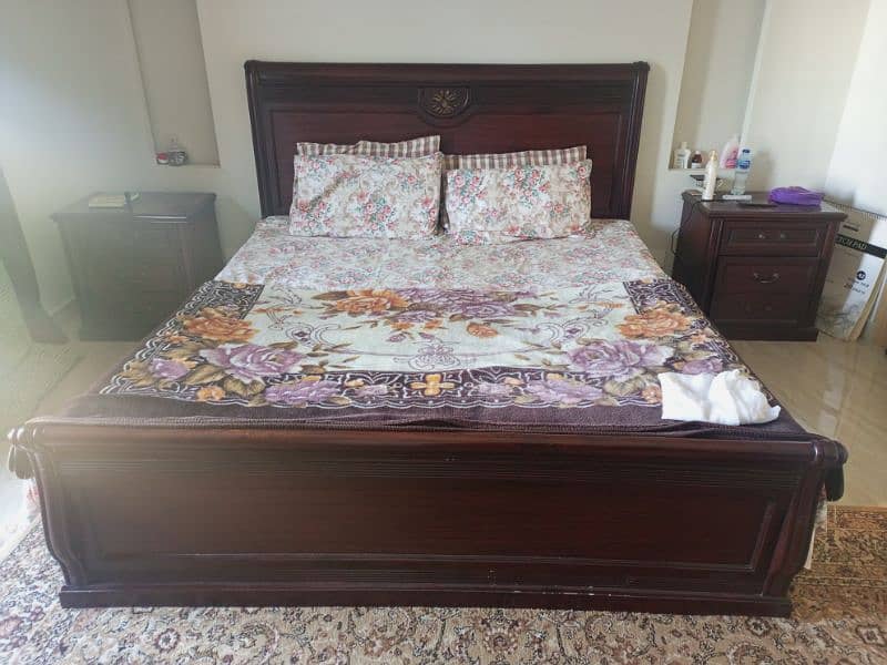 Complete Wooden Bed Set 1