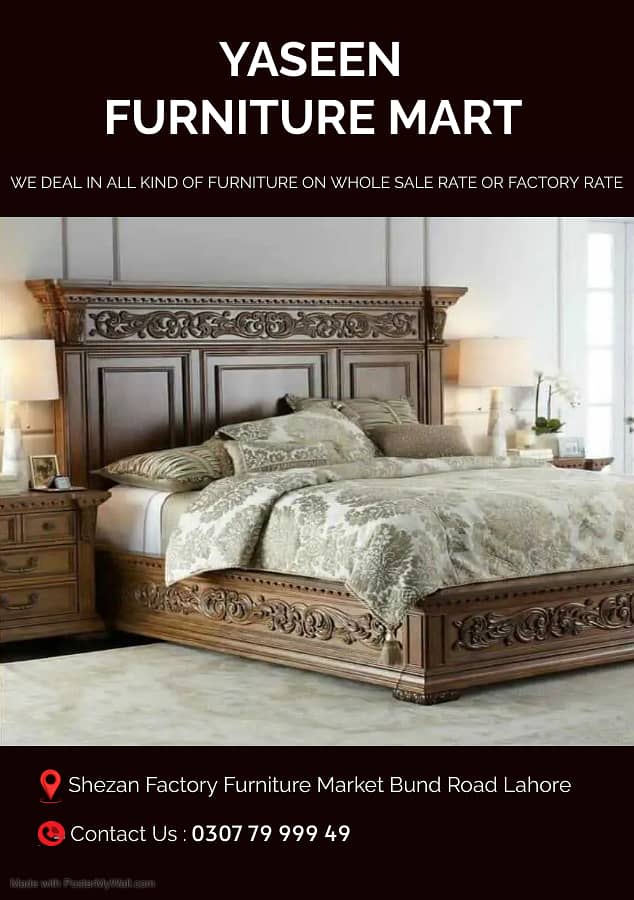 bed / king bed / double bed / bed / Chinoti bed / bed set / Furniture 2
