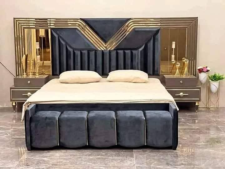 bed / king bed / double bed / bed / Chinoti bed / bed set / Furniture 3