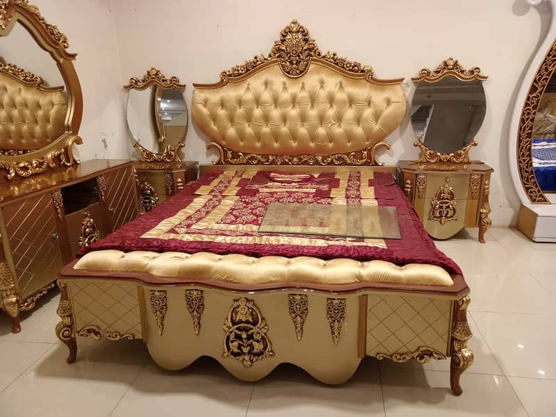 bed / king bed / double bed / bed / Chinoti bed / bed set / Furniture 4