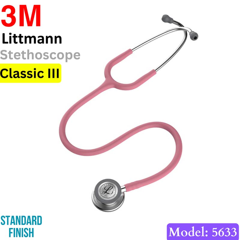 3M Littmann Classic III Monitoring Stethoscopes 6