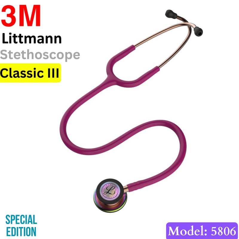 3M Littmann Classic III Monitoring Stethoscopes 9