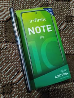 infinix note 10 pro 8/128 with box only