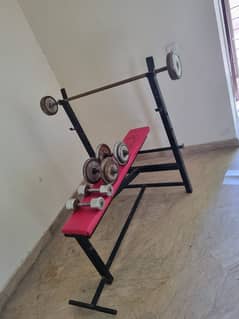 Bench press with 36 kg weights