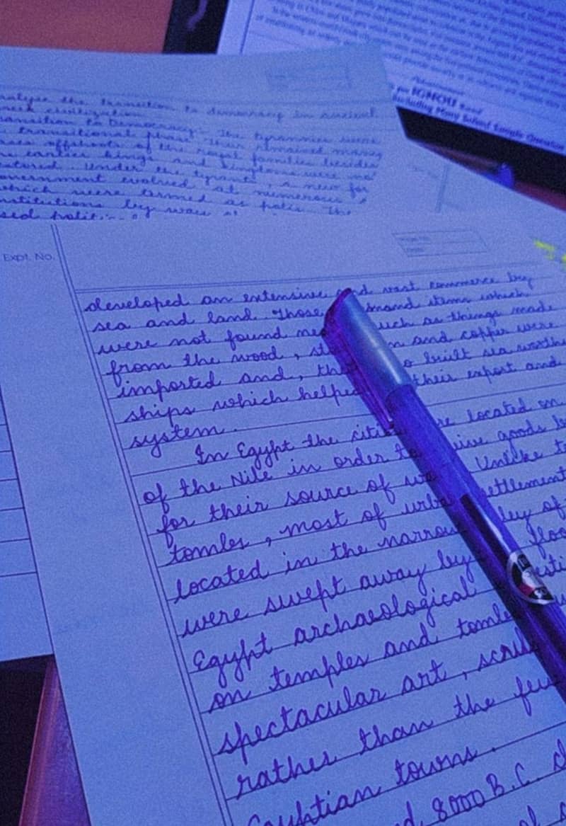 handwritten assignment work 3
