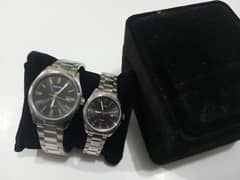 Casio orignal couple watches for sale . .