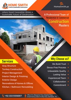 Smart Construction Services in Islamabad