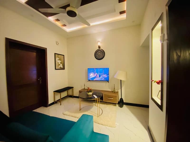Two Bed Room Furnished TV Lounge Kitchen Available For Rent 7