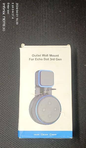Alexa Echo Dot 3rd Gen Outlet Wall Mount 1