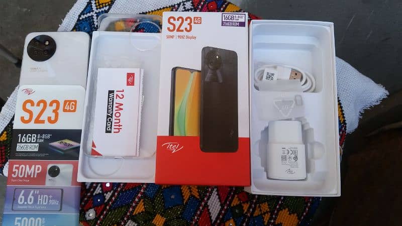 itel s23 8+8 GB ram 256GB memory_color white 1