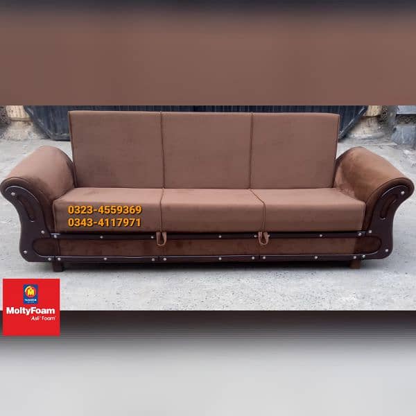 Molty double bed sofa cum bed/dining table/stool/Lshape sofa/chair 19