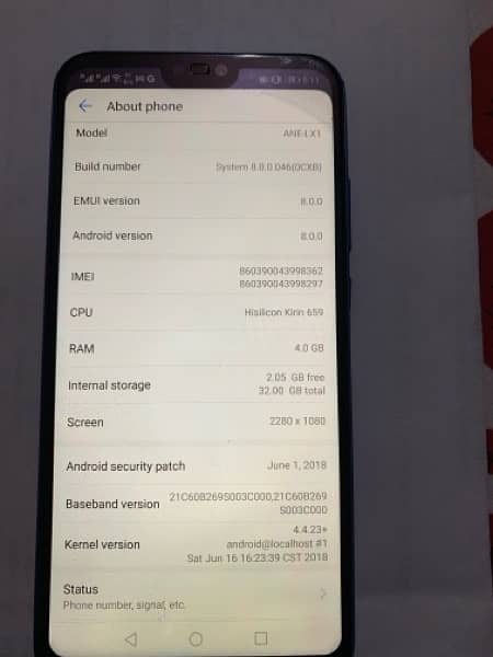 HUAWEI P20 lite, 8/10 condition PTA Approved 6