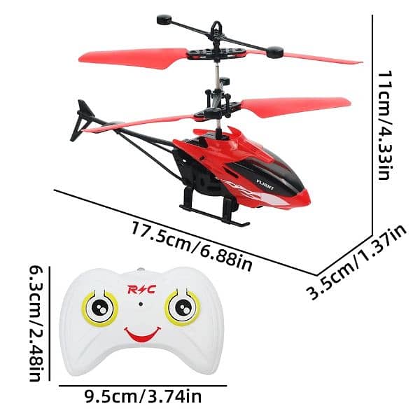 Remote control Helicopter for Kids Rechargeable Electric drone 7