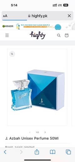 new Junaid jamshed brand perfume