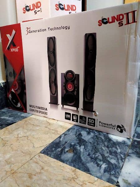 xpod  sound system  with box 1