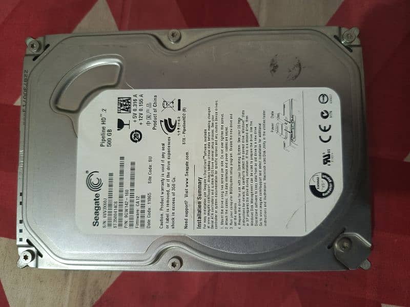 Sata hard disk 500gb 5