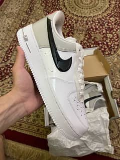Nike Air Force 1 '07 Essential White Iron Ore Patent