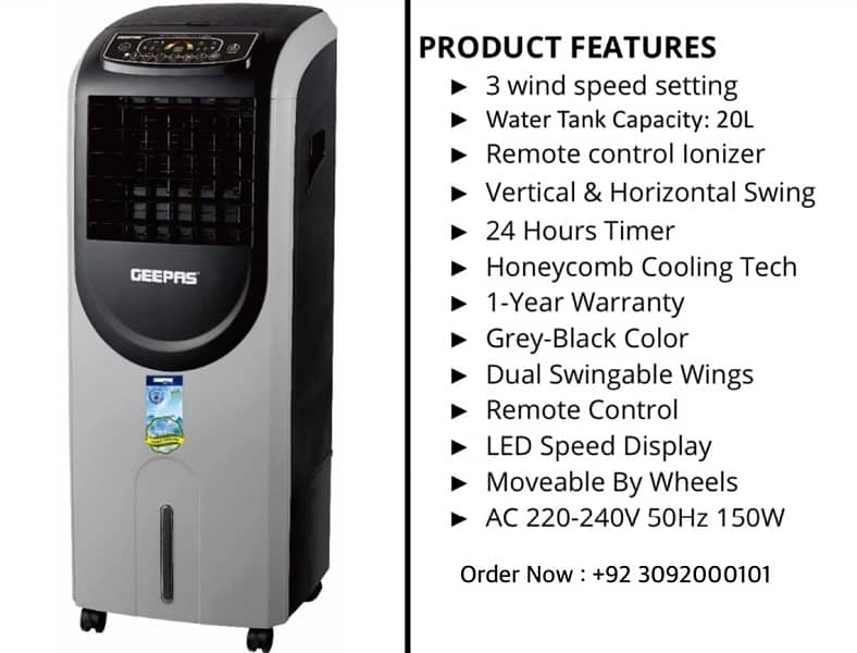 Geepas Chiller Cooler 2024 All Model Stock Available 8