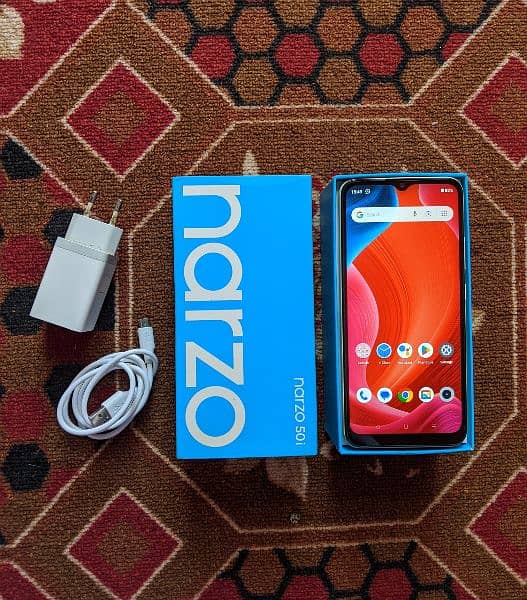 realme narzo 50i contact: 03472977044 1