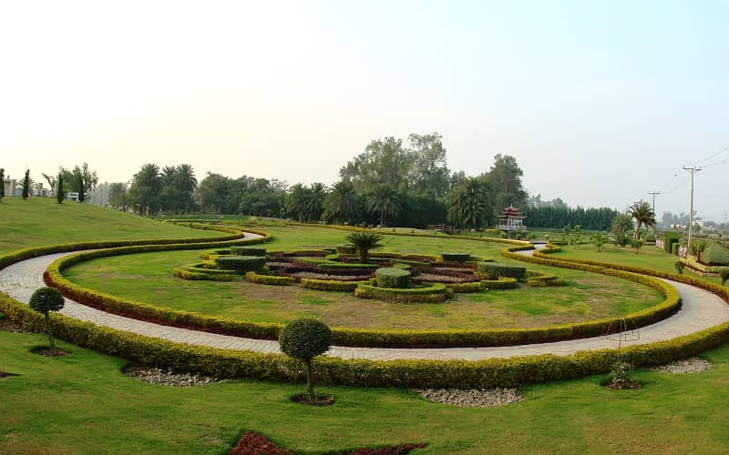 7.15 Marla Facing Park Plot for Sale in C Block Palm City Lahore 29