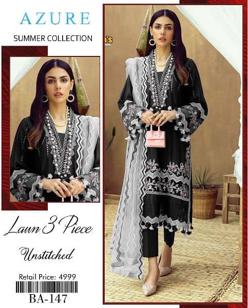 3pice suit lown summer collections avlibal 4