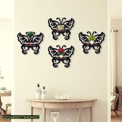 Butterfly Wall Hanging shelves Pack of 4,