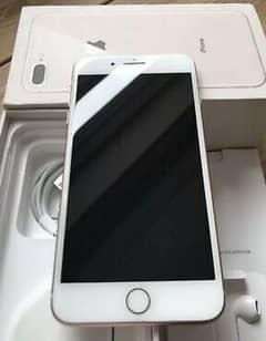 apple I phone 8 plus gold complete box