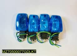 4 PC's straight indicator lights for bikes. On sale!!!
