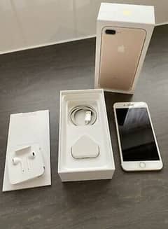 apple I phone 7 plus gold complete box PTA approved hai 0