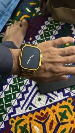 Digital Golden Watch
