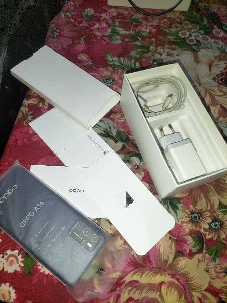 oppo A16 4/64 pta prove 10/9 box charger original panal change 3