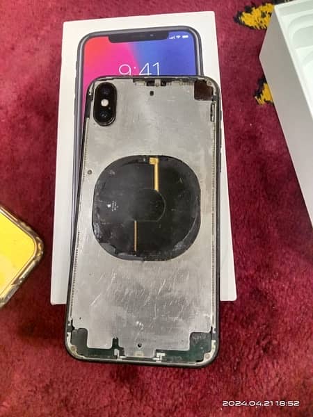 iPhone X PTA Approved 256gb with Box 2