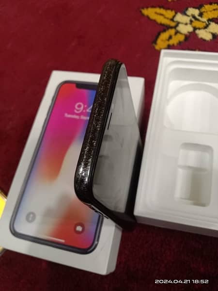 iPhone X PTA Approved 256gb with Box 5