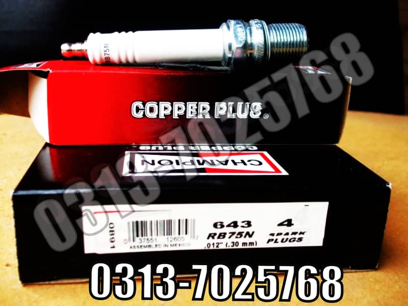 champion spark plugs RB75N 1