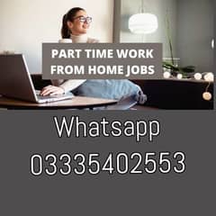 Part time Online job/Data Entry/Typing/Assignment/Teaching