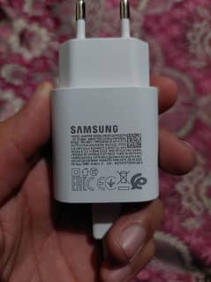 Orignal Samsung 25W super Fast Charger with type c to c data cable