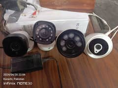 CCTV camra 4 and DVR 0